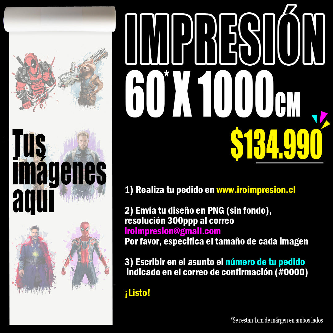 DTF 58 CMS X 10 METROS